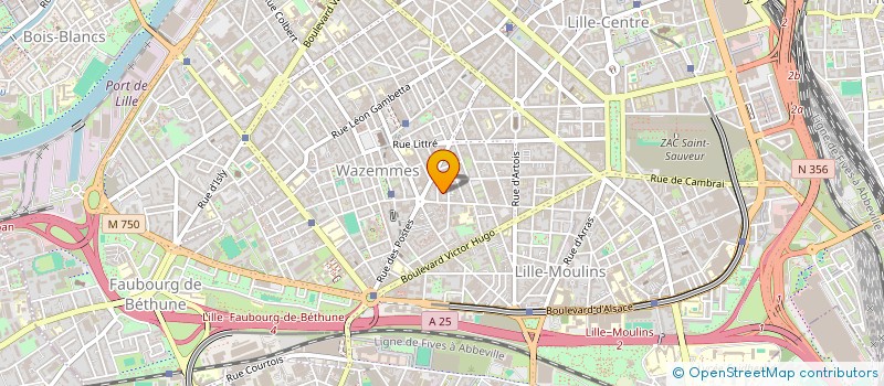 localisation de l'entreprise LE GREBE à LILLE