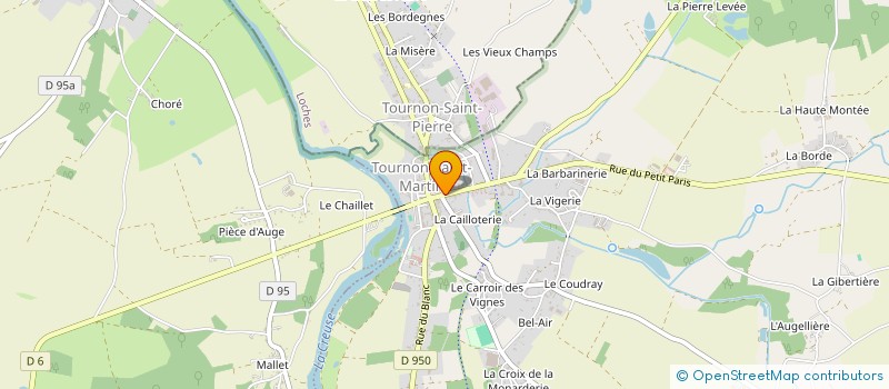 localisation de l'entreprise LE GREBE à LUREUIL