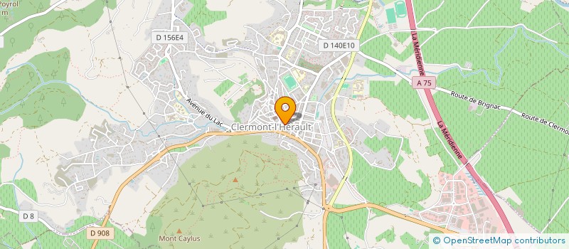 localisation de l'entreprise LE GREC (CSDM)  CLERMONT-L'HERAULT