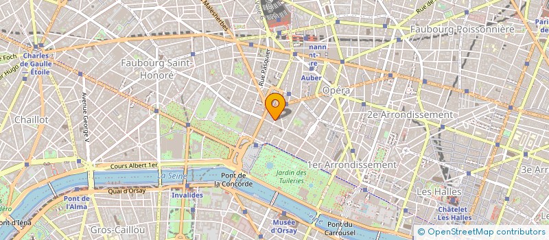 localisation de l'entreprise LE GREC INTERNATIONAL à PARIS
