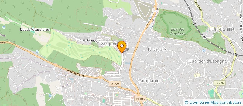 localisation de l'entreprise LE GREEN  NIMES