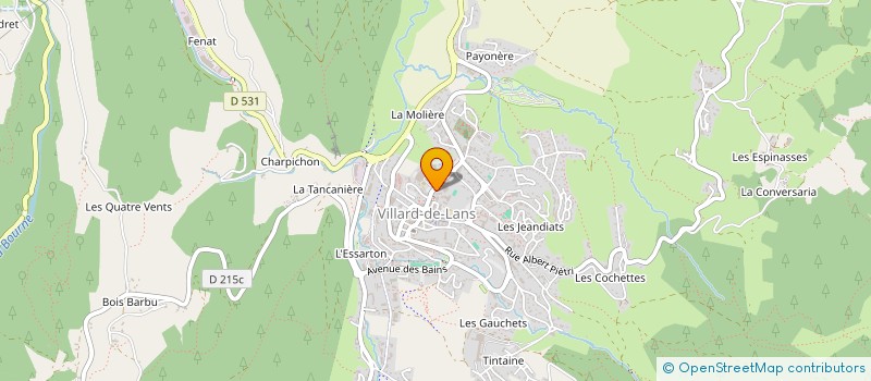 localisation de l'entreprise LE GREEN à VILLARD-DE-LANS
