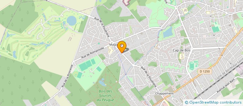 localisation de l'entreprise LE GREEN DE PESSAC  PESSAC