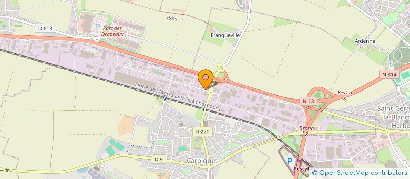 localisation de l'entreprise LE GREGORY'S-MORGAN'S  CARPIQUET