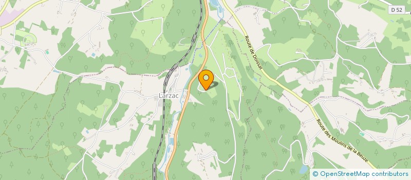 localisation de l'entreprise LE GREIL  LARZAC