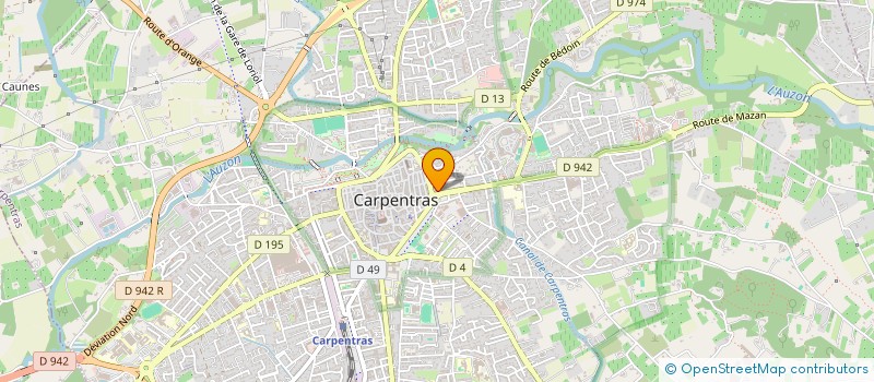 localisation de l'entreprise LE GRENACHE  CARPENTRAS