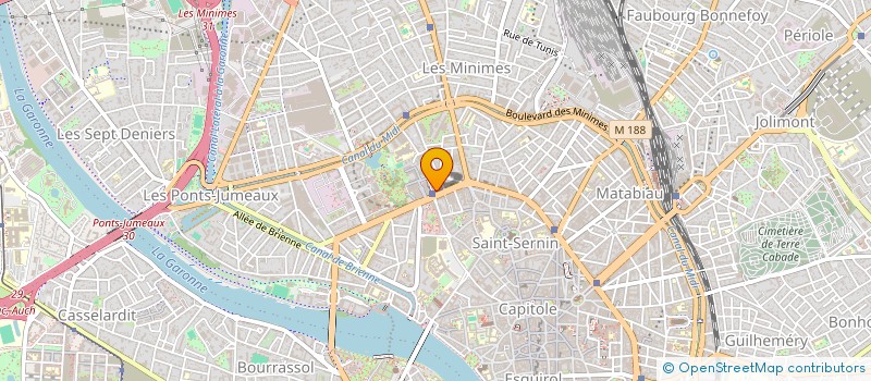 localisation de l'entreprise LE GRENAT à TOULOUSE