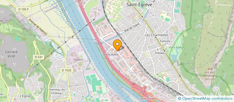 localisation de l'entreprise LE GRENIER à SAINT-EGREVE