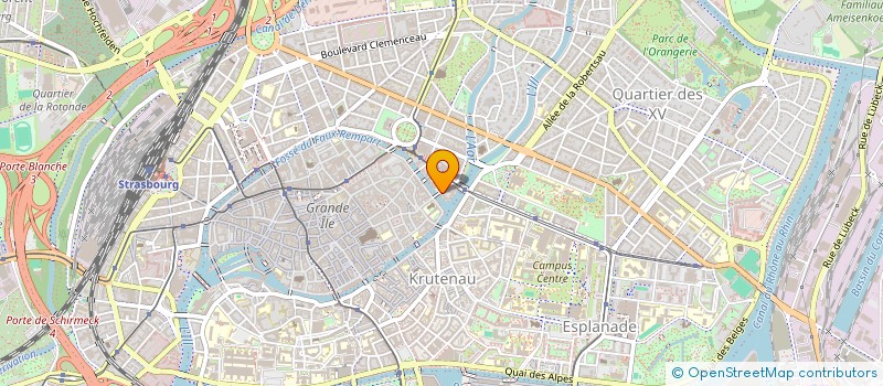 localisation de l'entreprise LE GRENIER  STRASBOURG