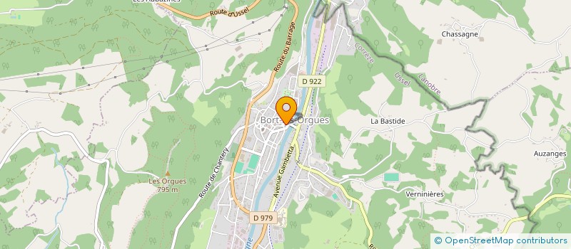 localisation de l'entreprise LE GRENIER  BORT-LES-ORGUES