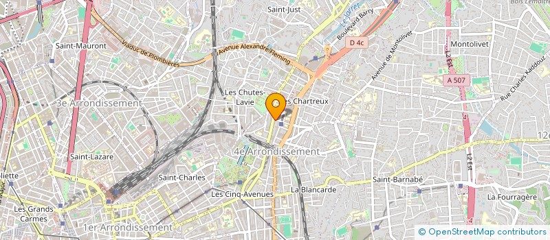 localisation de l'entreprise LE GRENIER A BLE à MARSEILLE