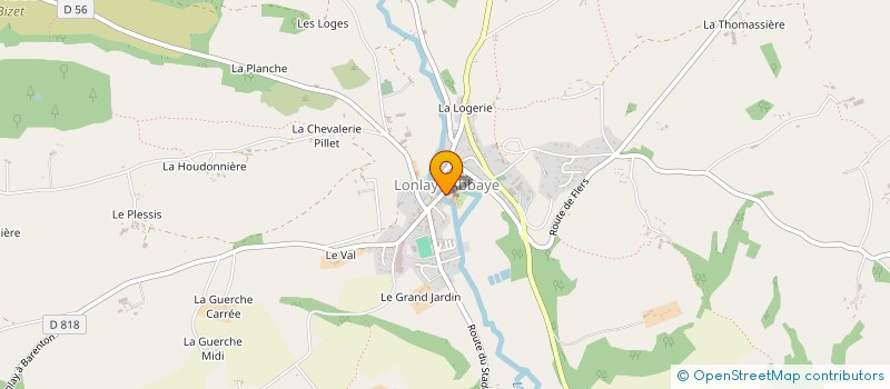 localisation de l'entreprise LE GRENIER A SEL à LONLAY-L'ABBAYE