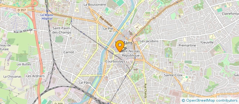localisation de l'entreprise LE GRENIER A SEL  LE MANS