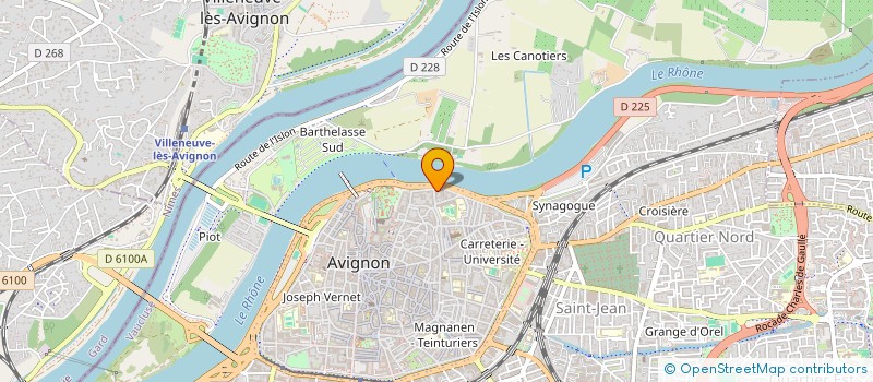 localisation de l'entreprise LE GRENIER A SEL AVIGNON  AVIGNON