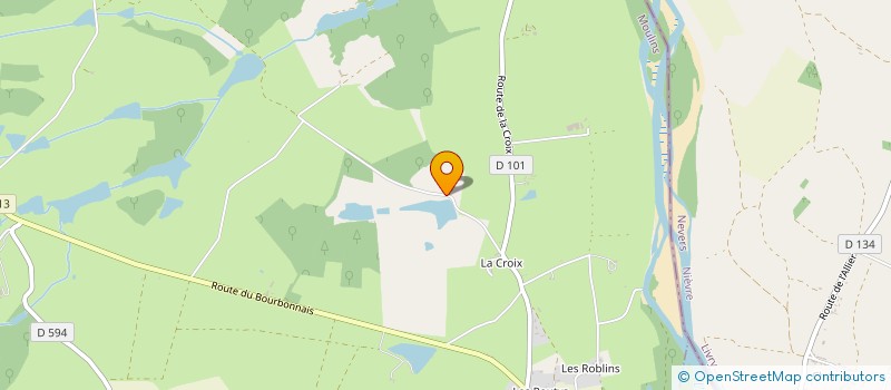 localisation de l'entreprise LE GRENIER ANIME  CHATEAU-SUR-ALLIER