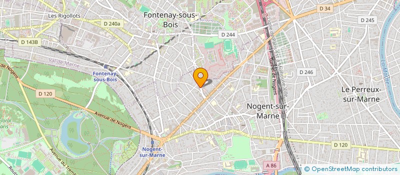 localisation de l'entreprise LE GRENIER CHARENTAIS à NOGENT-SUR-MARNE