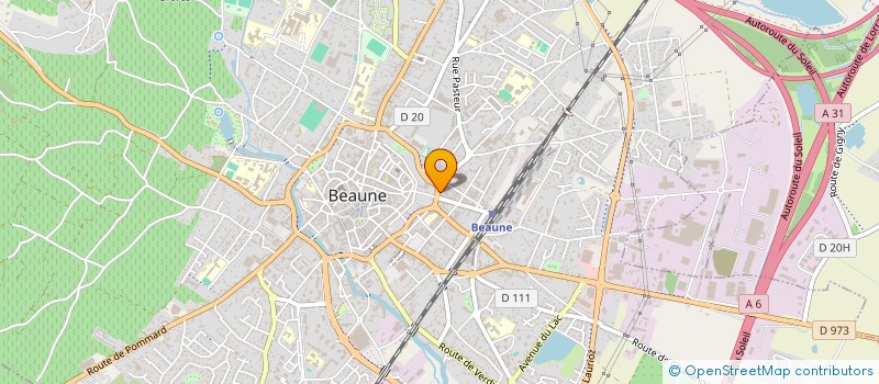 localisation de l'entreprise LE GRENIER D ALADIN à BEAUNE