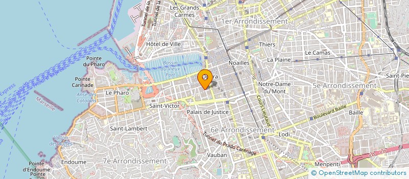 localisation de l'entreprise LE GRENIER DE FORTIA à MARSEILLE