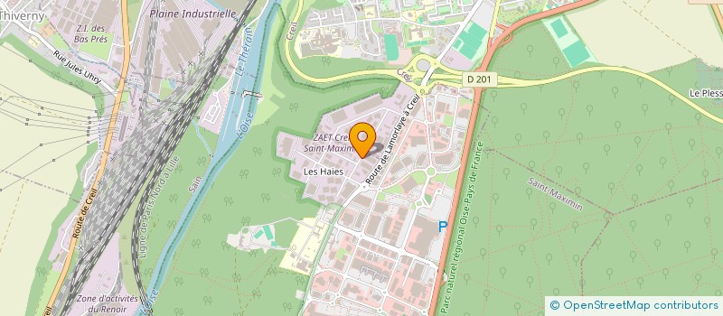 localisation de l'entreprise LE GRENIER DE L'ARTISAN à SAINT-MAXIMIN