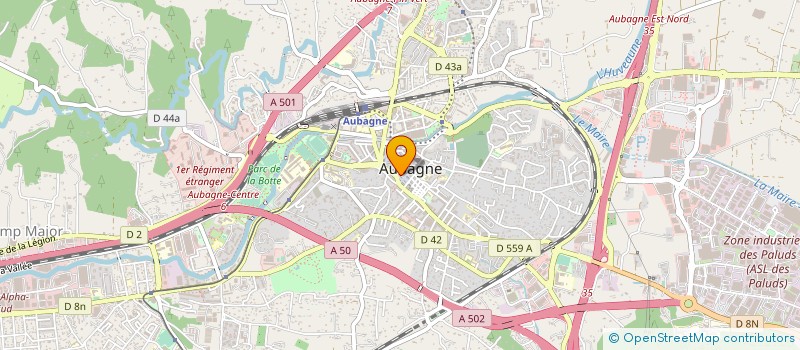 localisation de l'entreprise LE GRENIER DE L'EUROPE à AUBAGNE
