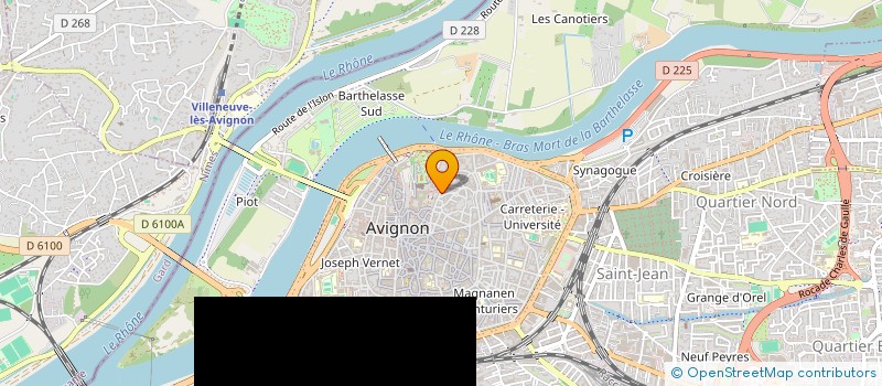 localisation de l'entreprise LE GRENIER DE LA BANASTERIE  AVIGNON