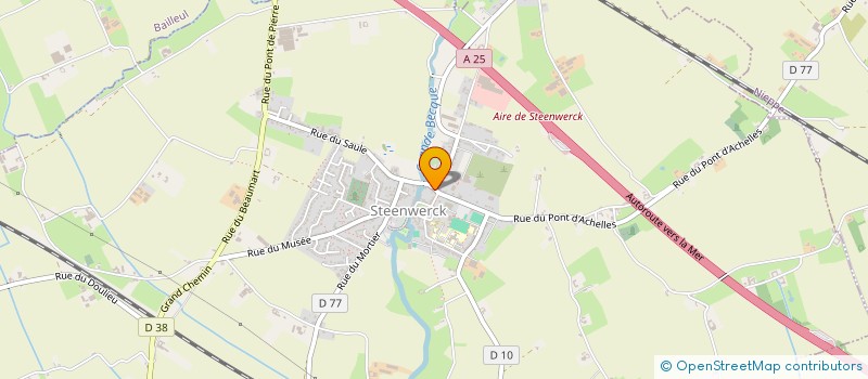 localisation de l'entreprise LE GRENIER DE LA LYS à STEENWERCK