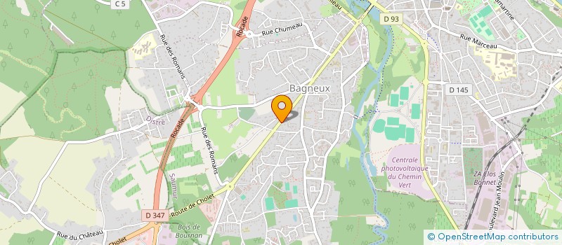 localisation de l'entreprise LE GRENIER DE LA VEUVE ET DE L'ORPHELIN  SAUMUR