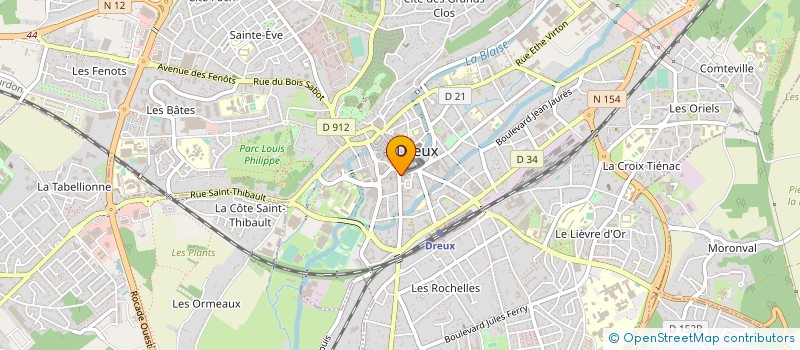 localisation de l'entreprise LE GRENIER DE MARGIS à DREUX