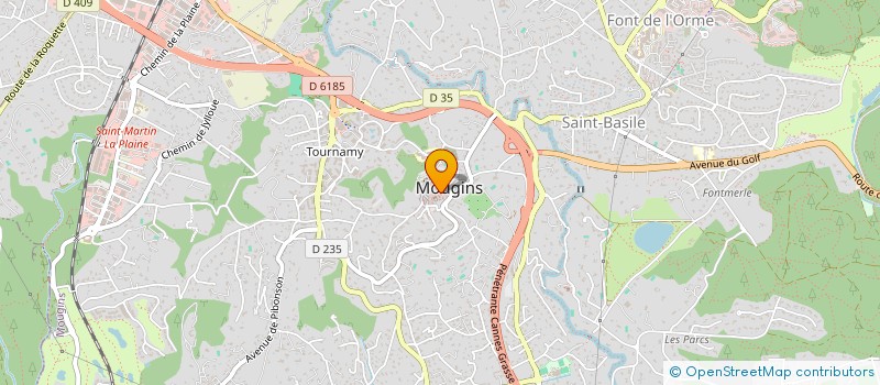 localisation de l'entreprise LE GRENIER DE PROVENCE à MOUGINS