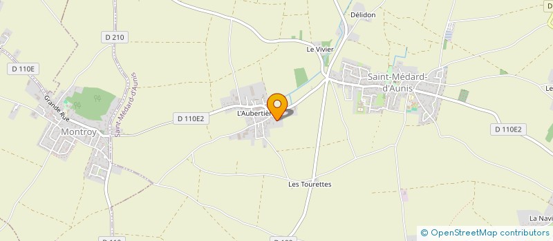 localisation de l'entreprise LE GRENIER DE ZOE  SAINT-MEDARD-D'AUNIS