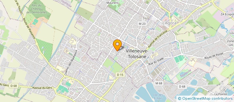 localisation de l'entreprise LE GRENIER DES RETRO-GAMER à VILLENEUVE-TOLOSANE