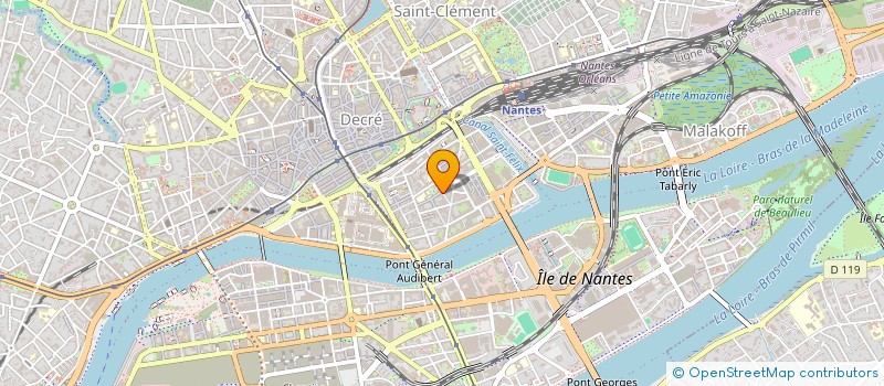 localisation de l'entreprise LE GRENIER DU CHAMPS DE MARS  NANTES