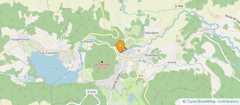 localisation de l'entreprise LE GRENIER DU CHATEAU à MUROL