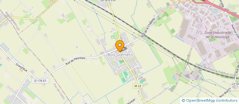 localisation de l'entreprise LE GRENIER DU ROCK  BOIS-GRENIER