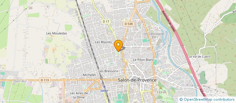 localisation de l'entreprise LE GRENIER DU SOLDAT  SALON-DE-PROVENCE