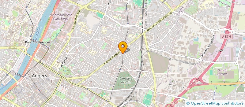 localisation de l'entreprise LE GRENIER LYRIQUE ANGEVIN à ANGERS