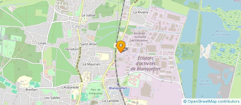 localisation de l'entreprise LE GRENIER MEDOCAIN à BLANQUEFORT