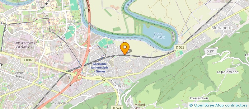 localisation de l'entreprise LE GRENOBLOIS PROVENCAL  GIERES