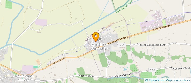 localisation de l'entreprise LE GRES EN BANDOULIERE  SAINT-ETIENNE-DU-GRES