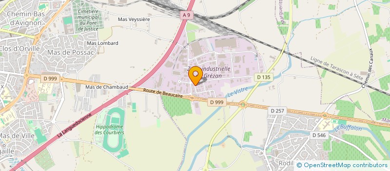 localisation de l'entreprise LE GREZAN G2  NIMES