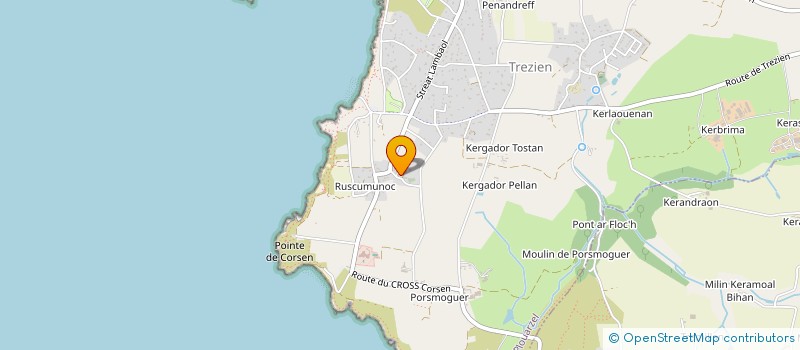 localisation de l'entreprise LE GREZET  PLOUARZEL