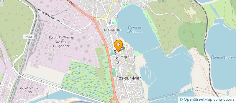 localisation de l'entreprise LE GRIBOUILLE  FOS-SUR-MER