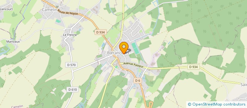 localisation de l'entreprise LE GRIFFON à BLERANCOURT
