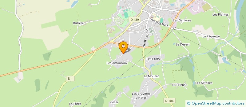 localisation de l'entreprise LE GRIFFON DE BOURBON  BOURBON-L ARCHAMBAULT