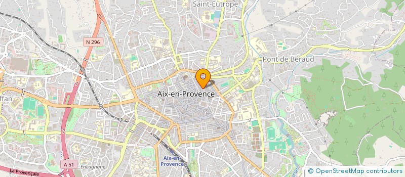 localisation de l'entreprise LE GRIFFON PALME  AIX-EN-PROVENCE