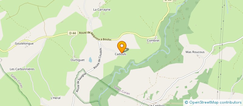 localisation de l'entreprise LE GRIFFOUL  SALLES-CURAN