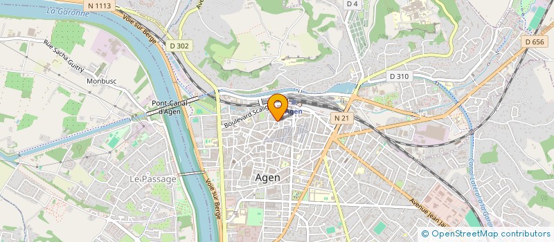 localisation de l'entreprise LE GRIGNOTIN à AGEN