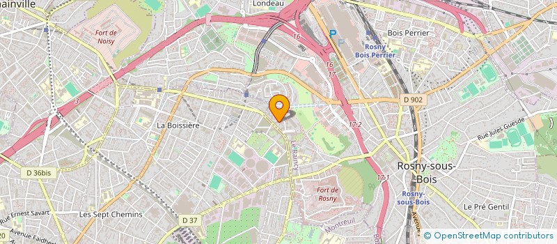 localisation de l'entreprise LE GRIIN  ROSNY-SOUS-BOIS
