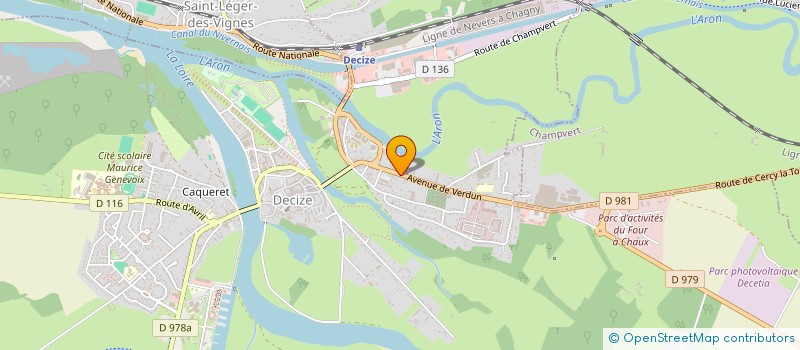 localisation de l'entreprise LE GRILL à DECIZE