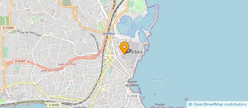 localisation de l'entreprise LE GRILL à ANTIBES